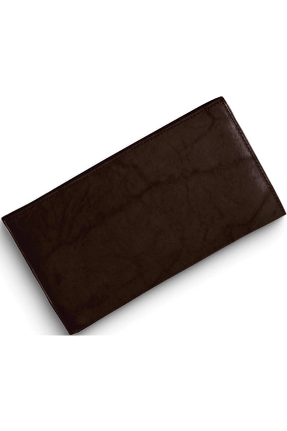 Fashion Black Leather Jacket Checkbook Wallet (7.25 X 6.75) Made In India gp2047