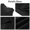 thumbnail image 5 of SHINE UP Swimsuit Coverups Summer Dresses for Women Eyelet Twisted Sundress Sleeveless Dress, 5 of 7