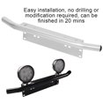 thumbnail image 4 of License Plate Bracket,Universal Aluminum Alloy Front Bumper License Plate Holder Bull Bar Mount Bracket Offroad Light Bar, 4 of 8