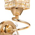 thumbnail image 4 of Modern Bedside Wall Lights Dining Room Hallway Light Crystal Wall Sconces Bedroom Wall Lamp, 4 of 5