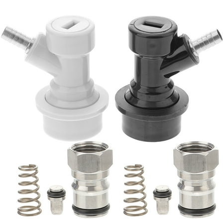 

2 Sets Keg Couplers Beer Keg Couplers Stainless Keg Taps for Beer Barrels