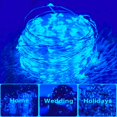 thumbnail image 3 of Cadena de luces solares DAYLIGHTIR 200 LED, 20 m, resistente al agua, azul, 3 of 5