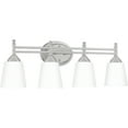 thumbnail image 3 of Quoizel Billingsley 4-Light 28" Bathroom Vanity Light in Brushed Nickel, 3 of 4