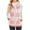 Pink, variant on Womens Jacket Women's Utility Jackets Drawstring Waist 2024 Spring Flap Pockets Lightweight Jacket Yellow,XL