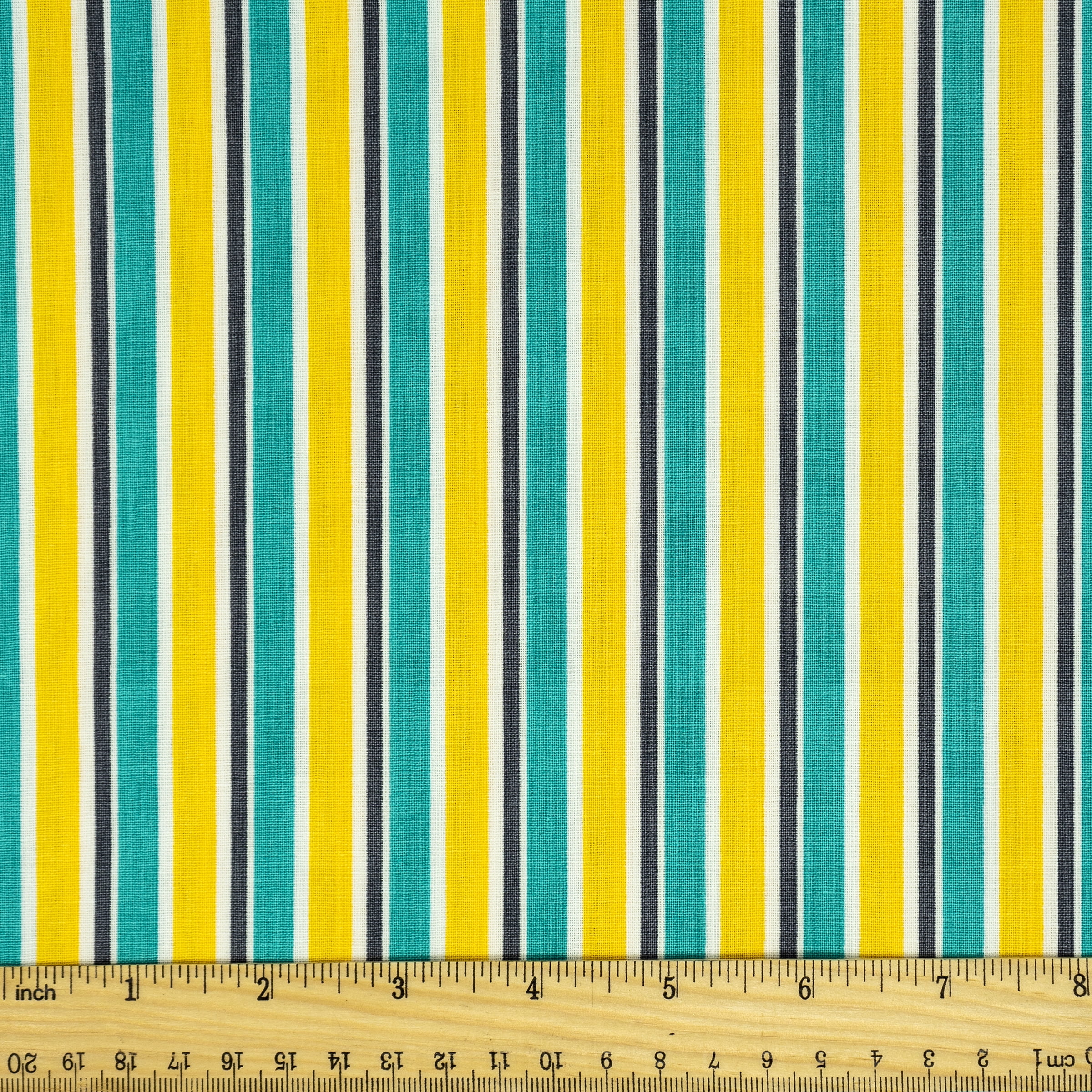 (2 pack) Waverly Inspirations 1 Yard Cut 100% Cotton Prints Fabric Sailor Stripe 44" Wide for Quilting & Sewing