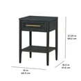 Better Homes & Gardens Oaklee Square End Table with Small Storage
