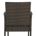 thumbnail image 2 of ZENSTYLE Wicker Bar Stool Rattan Chair Furniture Chair Outdoor Backyard Set of 2 Patio - Brown, 2 of 8