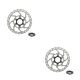 thumbnail image 1 of Eigraketly Rotor de freno de disco de bloqueo central para bicicleta, portátil, desmontable, reemplazable, disipación de calor, accesorios para 160 mm 2piezas, 1 of 6