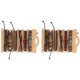 thumbnail image 5 of Juego de 2 pulseras de cuero para muñeca, adornos de muñeca artesanales vintage tejidos a mano, Retro, DIY, decoraciones, 5 of 5