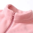 thumbnail image 3 of XUNKUSGA Boys Girls Polar Fleece Vest Casual Solid Color Stand Collar Full Zip Sleeveless Fleece Jacket Kids Lightweight Warm Fall Winter Layering Outerwear for Kids Toddler,Size 3-4 Years, 3 of 9