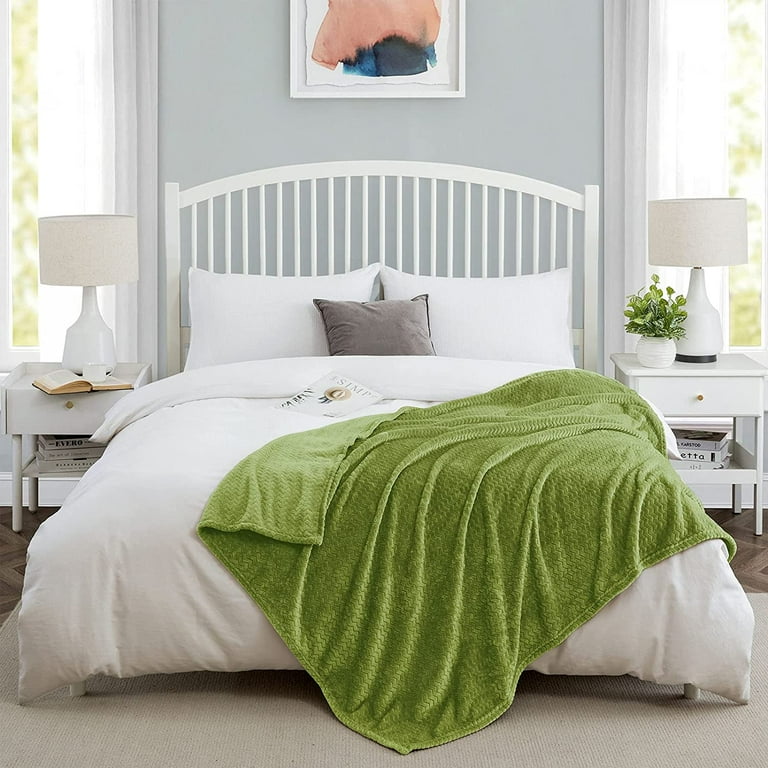 Light olive green throw blanket new arrivals