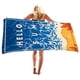 thumbnail image 3 of Toalla de playa de microfibra Toalla de baño colorida súper liviana Manta de playa a prueba de arena Toalla multiusos para piscina de viaje 30x60 pulgadas Wmkox501yii  hfskjfh494, 3 of 4