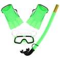thumbnail image 6 of FRCOLOR 1 Set Kids Snorkeling Gear Set Wide View Snorkeling Goggles Diving Flippers, 6 of 8