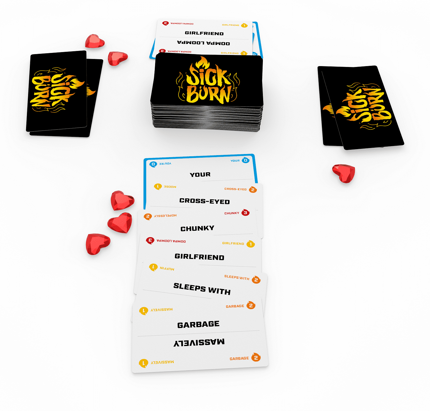 Sick Burn- the Friendly Card Game of Insults