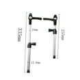thumbnail image 4 of 1 Pair RV Window Support Rod Is Made Of Aluminum Alloy With Telescopic Function Motorhome Camper Trailer Caravan Accessories ,Versatile, 4 of 7