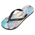 thumbnail image 2 of YAZAOOSummer Flip Flops Creatively Seashells on Sandy Beach Simple Beach Sandals, 2 of 8