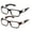 2 Pack Black/Brown, variant on Newbee Fashion- Casual Nerd Thick Clear Frames Fashion Glasses Rectangular Clear Lens Eye Glasses White