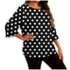 thumbnail image 3 of TaTaai Long Sleeve Gradient Top for Plus Size, Women's Casual T-Shirt Blouse, Round Neck Loose Fit, Soft Home Wear, All Seasons Everyday Attire Gift, 3 of 6