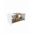 thumbnail image 2 of Mesa de Centro Estilo Moderno Color Almendra, 2 of 4
