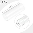 thumbnail image 2 of Uxcell 76mm ID x 80mm OD x 200mm Clear Rigid Acrylic Pipe Round Tube 2 Pack, 2 of 6