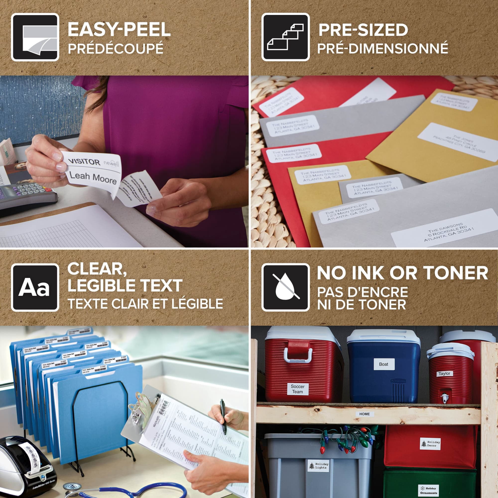 DYMO Authentic LW Extra-Large Shipping Labels, DYMO Labels for LabelWriter 5XL and 4XL Label Printers Only, White, 4" x 6", 1 Roll of 220
