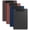 Black, Blue, Red, Coffee Brown, variant on VINGVO Clipboards (Set of 4), Colorful Clip Boards with Metal Clip, Plastic Nursing Clip Boards Standard A4 Letter Size for Teacher Students, School&Office Supplies (Black, Blue, Red, Coffee Brown)