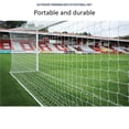 thumbnail image 4 of Yuarrent Red de portería de fútbol, ​​campo de entrenamiento deportivo, red para puerta de fútbol, ​​accesorio de práctica escolar Deportes y aire libre, 4 of 6