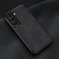 thumbnail image 6 of Slim Case for Samsung Galaxy S24, Skin-Friendly PU Leather All-Inclusive Lens Protection Cover with Detachable Wrist Strap Support Magnetic Car Mount Case for Samsung Galaxy S24, Black, 6 of 6