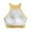 Yellow, variant on TDYHUAO Ribbed Knit Tank Tops for Women Halter High Neck Seamless Cute Crop Top Basic Sleeveless Workout Athletic Yoga Shirts