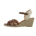 thumbnail image 4 of Lucky Brand Kalley2 Womens Dark Almond Wedge Sandal 5.5M, 4 of 7