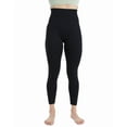 thumbnail image 2 of Homma Activewear Thick High Waist Tummy Compression Slimming Body Leggings Pant (Small, Black), 2 of 7