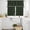 Green Black, variant on Green Leaves Kitchen Curtains Sets for Windows 36 Inch Length, Pastoral Rustic Botanical Plant Beige Rod Pocket Window Treatments Tier Curtains and Valances Set for Bedroom/Bathroom