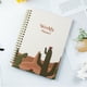 thumbnail image 5 of Cuaderno espiral A5 con funda rígida elástica, cuaderno espiral A5, tapa dura duradera, banda elástica premium, ligero y portátil, para uso en la oficina, 5 of 9