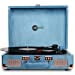 thumbnail image 3 of Arkrocket Curiosity Suitcase Bluetooth Turntable Vintage 3-Speed Record Player with Built-in Speakers Upgraded Turntable Audio Sound (Blue Velvet), 3 of 15