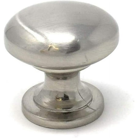 

Round Cabinet Pull Knob 15/16 (24mm) Diameter Ideal for Desk and Kitchen cabinets. Comes with Screws. -Jaladera Redonda Zinc Alloy ado. Diametro 22mm(10 Pack)