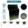 thumbnail image 6 of Sage Green Black Ombre Table Runner 48 Inches, Modern Abstract Striped Gradient Bed Runner Dresser Scarves Tabletop for Indoor Outdoor Parties/Ceremony/Banquet, 13" x 48", 6 of 8