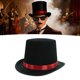 thumbnail image 5 of Disfraz de mago con sombrero de copa, disfraz de mayordomo, esmoquin formal para eventos teatrales. Altura 13cm C 54CM, 5 of 7