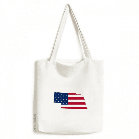 Nebraska Tote Canvas Bag Shopping Satchel Casual Handbag
