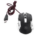 thumbnail image 1 of OULII Gaming Mouse Led Lights With Ergonomic Design 1Set Black Accessory Back to School, 1 of 6