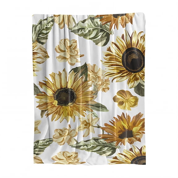 AUQ Throw Blanket,Colorful Bloom Pattern Throw Blankets,Joyful Relax Wrap Throw Blanket for Couch,Style1,68*85in