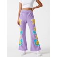thumbnail image 2 of Girls Flare Pants, AI Digital Print Bell Bottoms,All-Season Sizes 3-13Y, 2 of 6