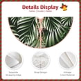 thumbnail image 3 of Sikiie Tropical Palm Leaves1 Nativity Christmas Tree Skirt, Jesus Christian Winter Holiday Tree Mat Decoration(30-48IN)36", 3 of 6