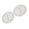 thumbnail image 1 of Cubierta de desagüe de piso redonda de acero inoxidable Uxcell de 4 pulgadas 2 piezas, 1 of 5