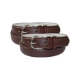 thumbnail image 1 of CTM® Ceinture Habillée en Cuir 1 1/8 Pouce (Lot de 2) (pour Femmes), 1 of 2