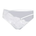 thumbnail image 2 of YWDJ Womens Thong Underwear Plus Size Lace Lightweight G String No Show Sexy Lace Underwear Lingerie Thongs Panties Ladies Hollow Out Underwear Underpants White XL, 2 of 7