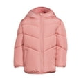 thumbnail image 4 of Swiss Tech Baby and Toddler Girls Puffer Jacket with Hood, Sizes 12M-5T, 4 of 6