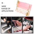 thumbnail image 4 of Pink Resin Nail Art Palette with Vintage Design for Home Use and Stable Mixing Board, 4 of 8