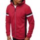 thumbnail image 1 of Gibobby Sudadera para hombre con cierre Sudadera con Capucha de Forro Polar, con Cierre Completa, Absorbe la Humedad y Transpirable(Rojo,CH), 1 of 5