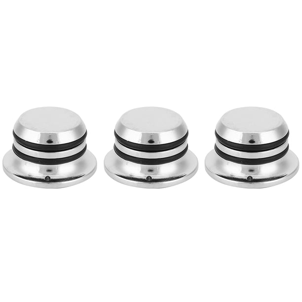 Perilla De Control De Volumen Eléctrica De 3 Piezas, aleación De Zinc Cromada Para Accesorios De Guitarra Eléctrica
