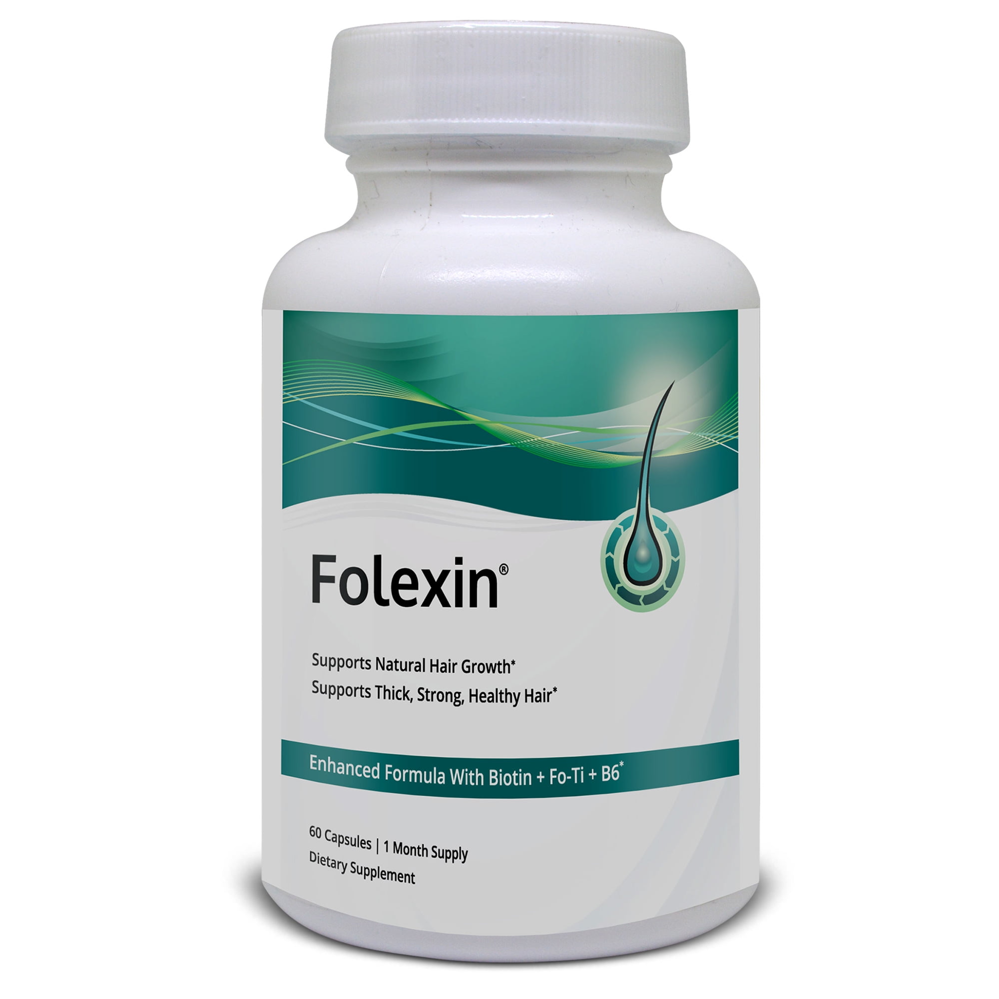 Folexin Supports Natural Hair Growth. Dietary Supplement, 60 Capsules